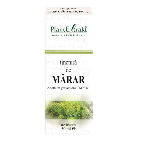 Tinctură de Mărar, 50 ml, Plant Extrakt