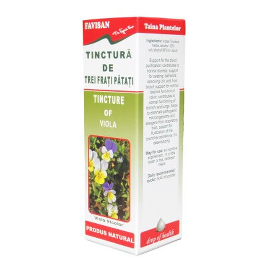 Tintura de tres hermanos manchados, 50 ml, Favisan