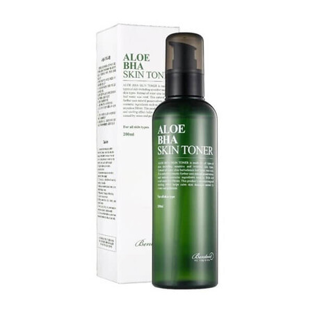 Toner cu 0.5% BHA si Aloe Vera, 200 ml, Benton