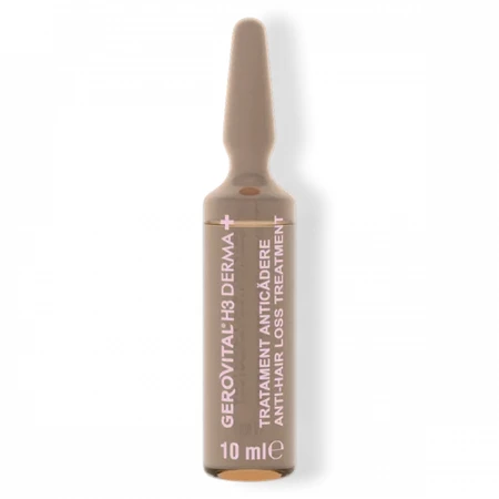 Gerovital H3 Derma+ anti-hair loss treatment, 12 vials x 10 ml, Farmec