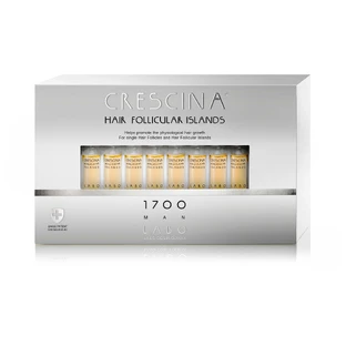 Treatment for early stages of hair thinning in men Crescina Follicular Islands 1700, 20 ampoules, Labo