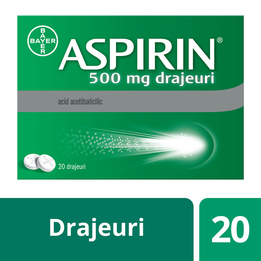 Aspirin 500 mg, 20 Tabletten, Bayer Bewertungen