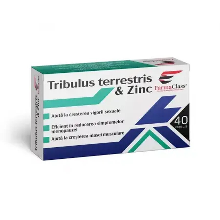 Tribulus terrestris & Zinc, 30 capsule, FarmaClass