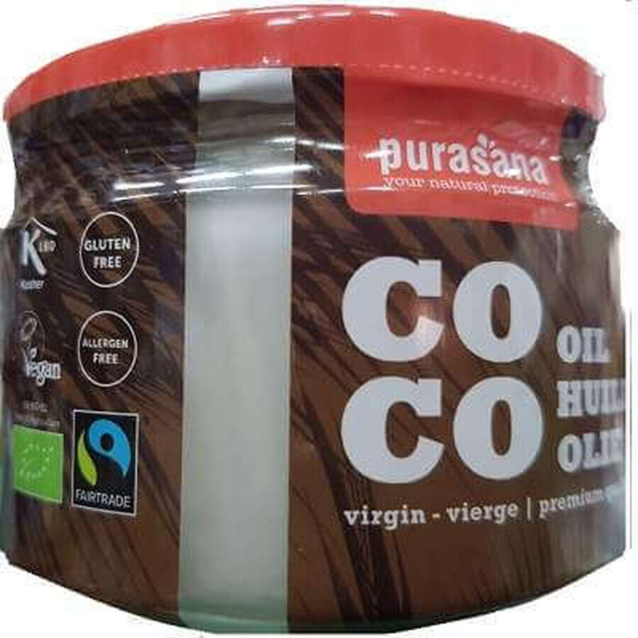 Bio-Kokosnussöl, 250 ml, Purasana
