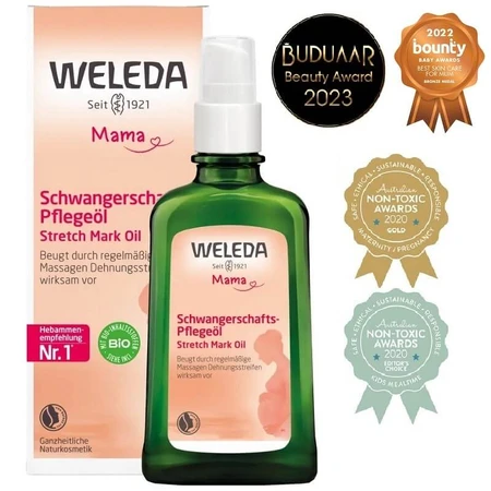 Pregnancy body oil, 100 ml, Weleda