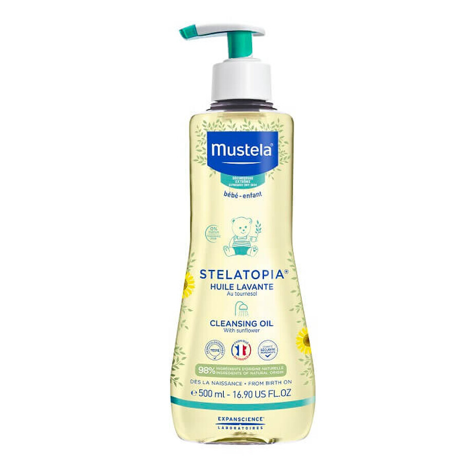 Ulei de curatare pentru piele atopica Stelatopia, 500 ml, Mustela