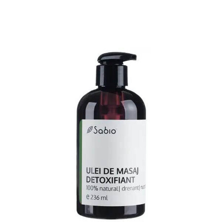 Natürliches entgiftendes Massageöl, 236 ml, Sabio