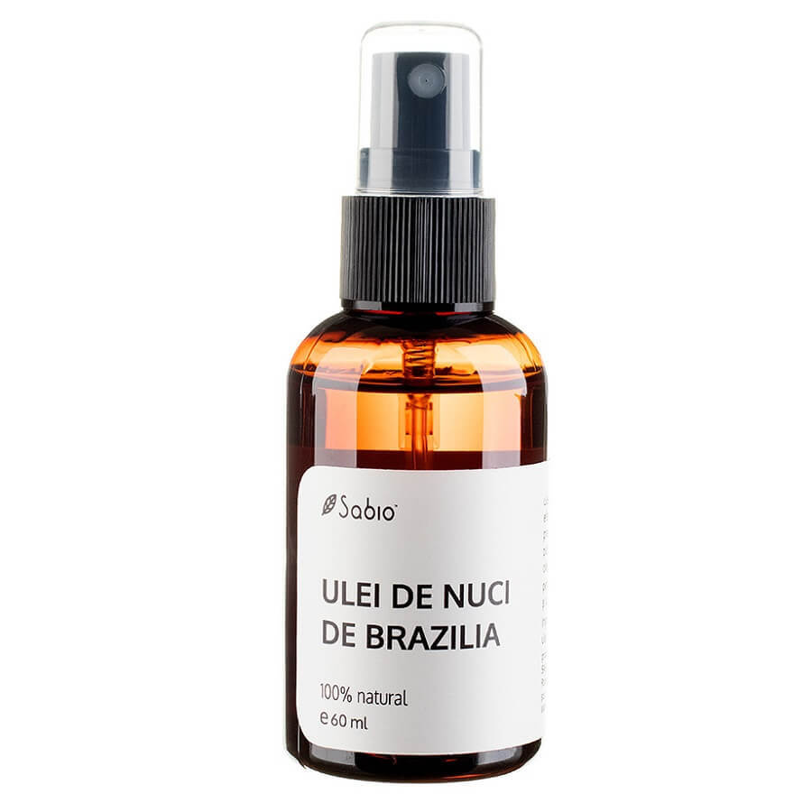 Ulei de nuci de Brazilia 100 natural, 60 ml, Sabio