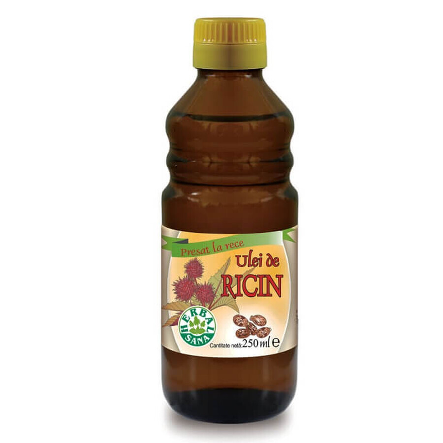 Kaltgepresstes Rizinusöl, 250 ml, Herbavit