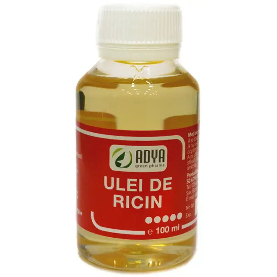 Ulei de ricin, 100 ml, Adya