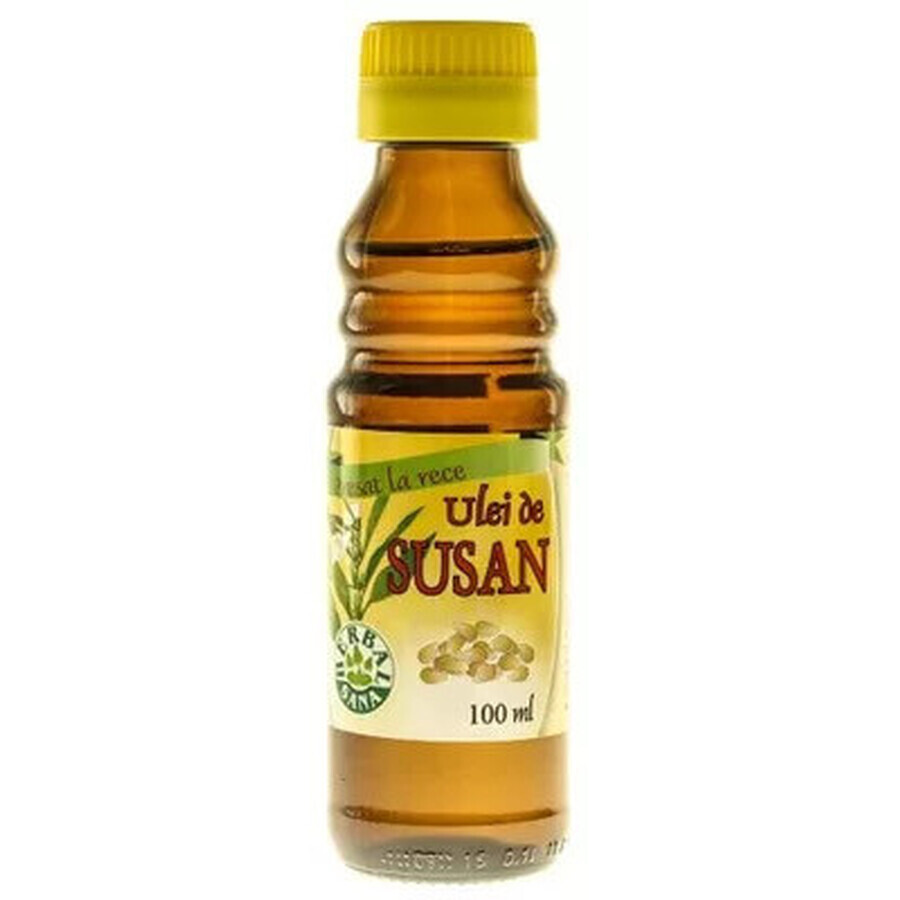 Cold pressed Susan oil, 100 ml, Herbavit