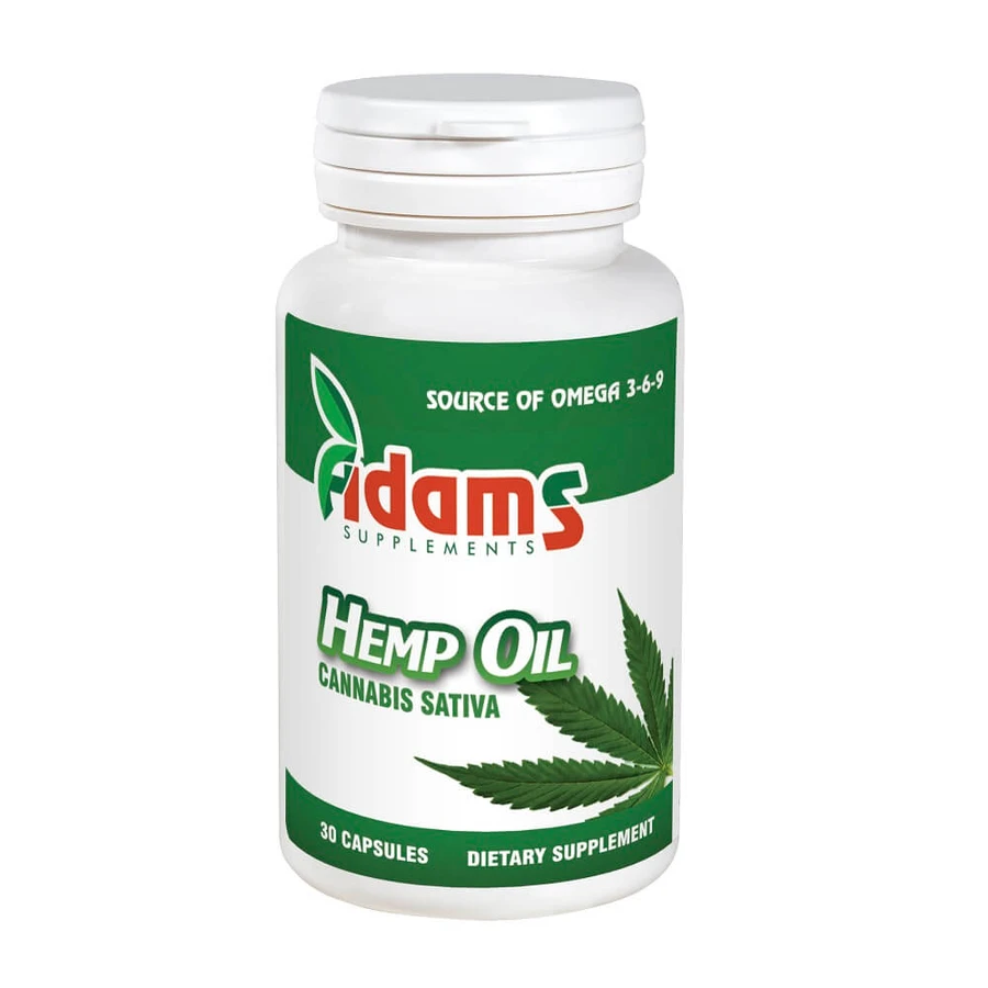 Canepa Seed Oil 1000mg, 30 capsules, Adams Vision