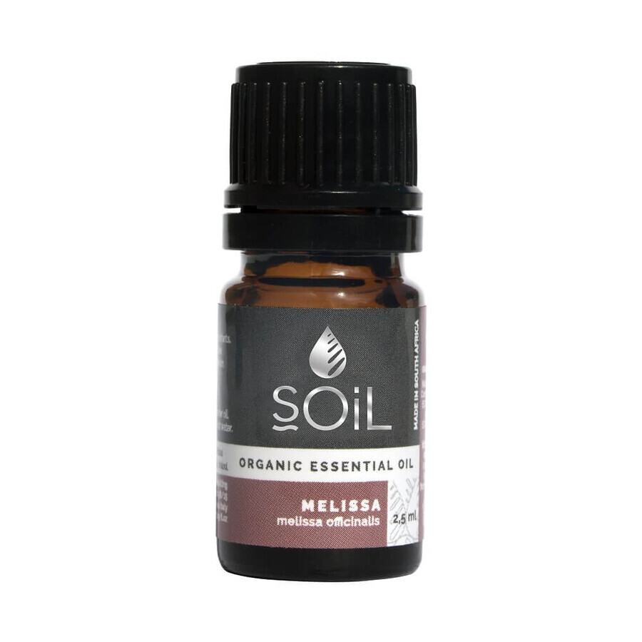 Ulei esențial Melissa Pur 100% Organic, 2,5 ml, SOiL