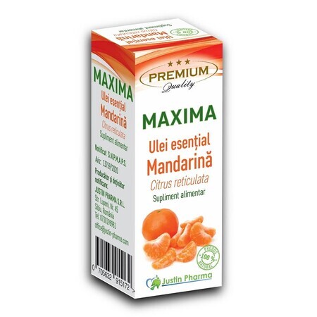 Ätherisches Öl Mandarine Maxima, 10 ml, Justin Pharma