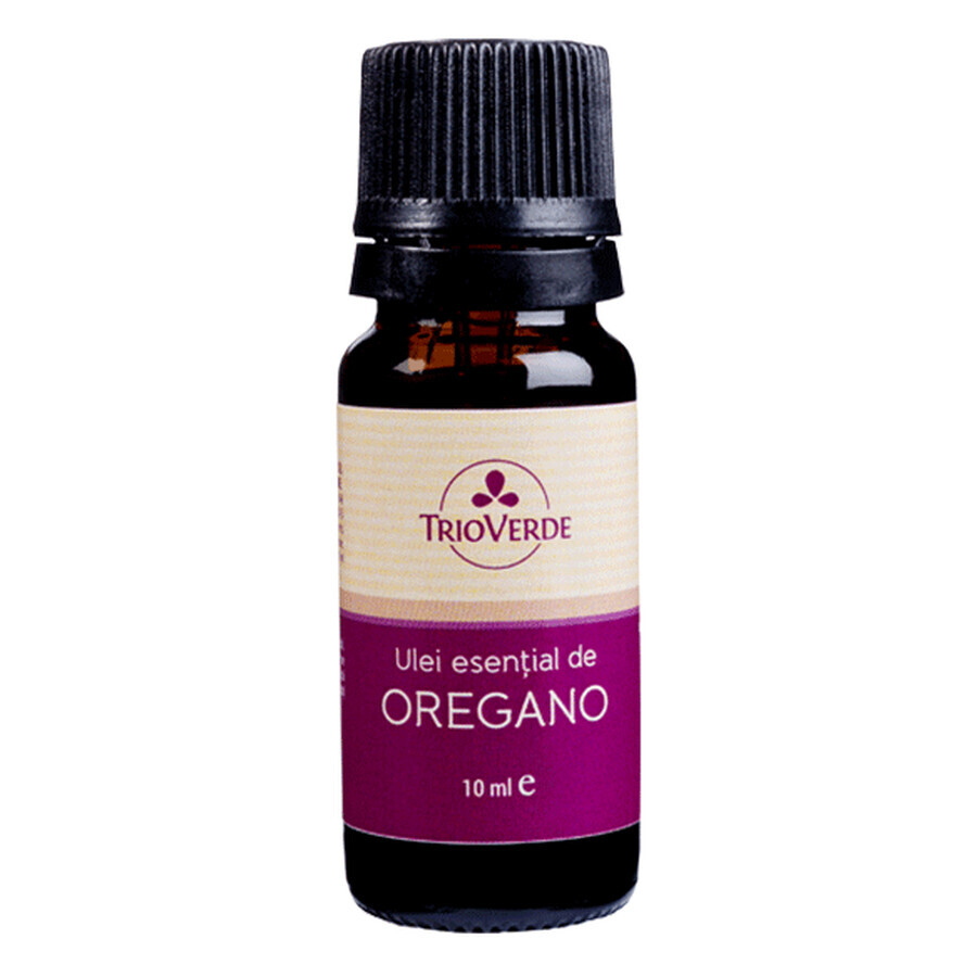 Ulei esential de oregano, 10 ml, Trio Verde