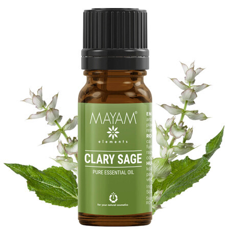 Ulei esential de salvie sclarea (M - 1381), 10 ml, Mayam