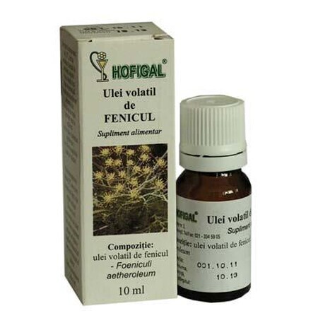 Ulei volatil de Fenicul, 10 ml, Hofigal