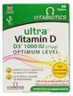 Ultra Vitamin D3 1000IU Optimum Level, 96 Tabletten, Vitabiotics