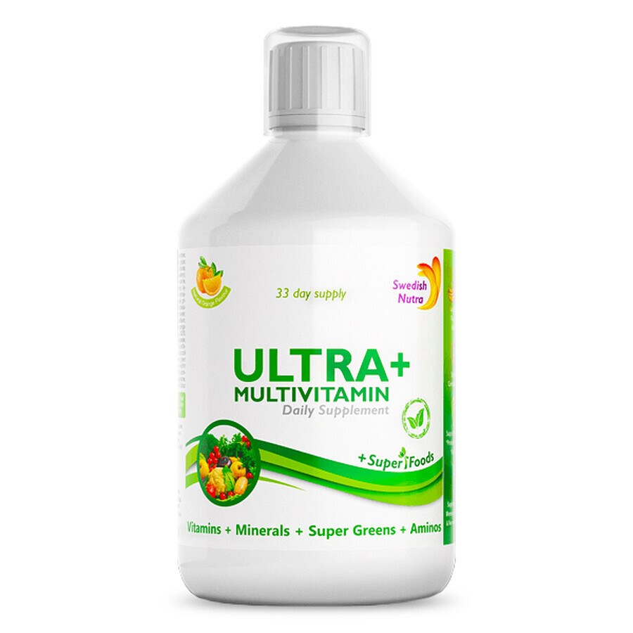 Ultra+ Multivitamin Flüssigkeit, 500ml, Swedish Nutra