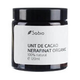 Unraffinierte Bio-Kakaobutter, 120 ml, Sabio