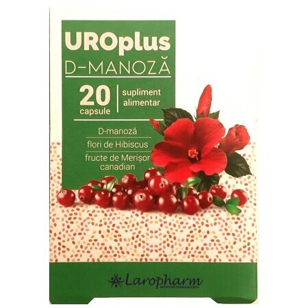 Uroplus D-Mannose, 20 Kapseln, Laropharm
