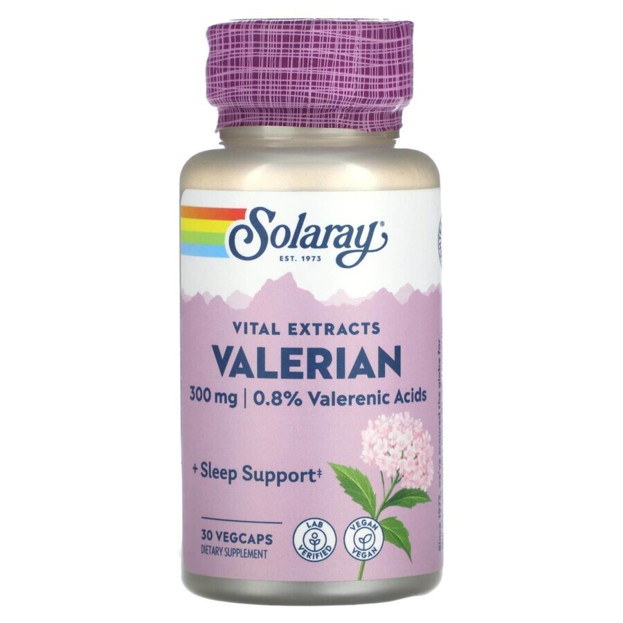 Valerian Solaray, 30 capsule, Secom