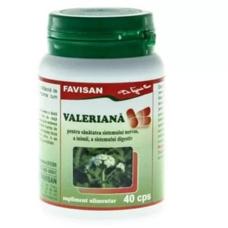 Valerian, 40 capsules, Favisan