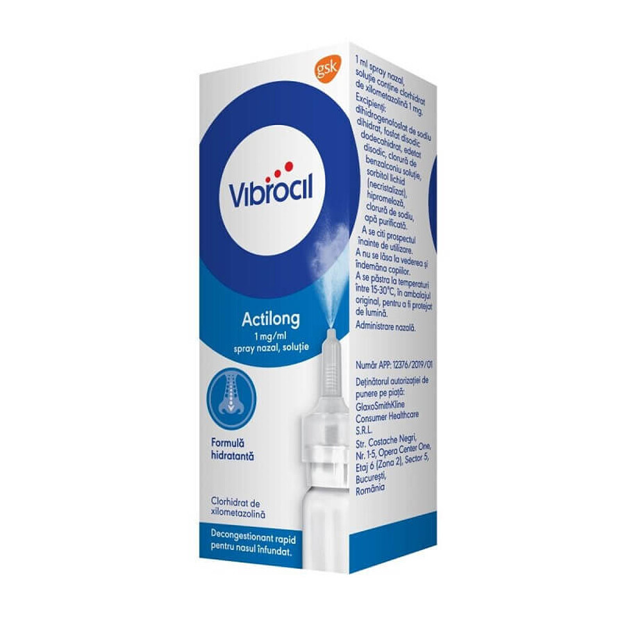 Vibrocil Actilong Nasenspray, 10 ml, Gsk