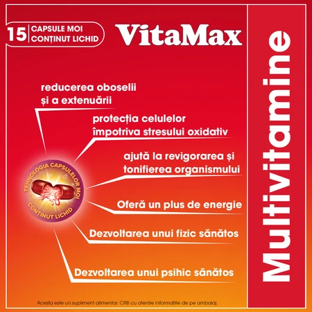 Vitamax, 15+15 capsules, Perrigo (40% korting op 2e product)