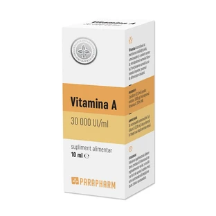 Vitamine A 30000 IE/ml, 10 ml, Parapharm
