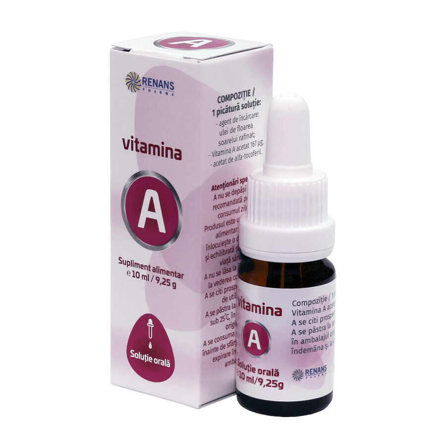 Vitamin A, Lösung zum Einnehmen, 10 ml, Renans