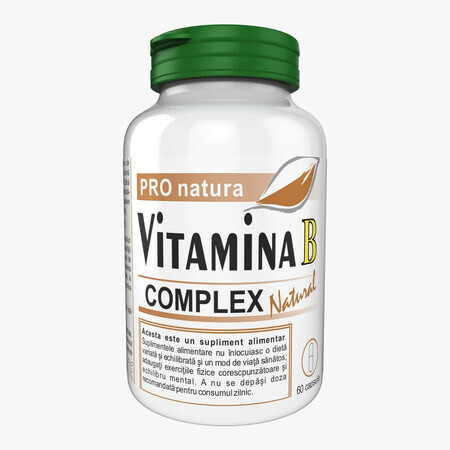 Vitamin B-Komplex natürlich, 60 Kapseln, Pro Natura