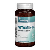 Vitamin B5 (Pantothensäure) 200mg, 90 Gelatinekapseln, Vitaking