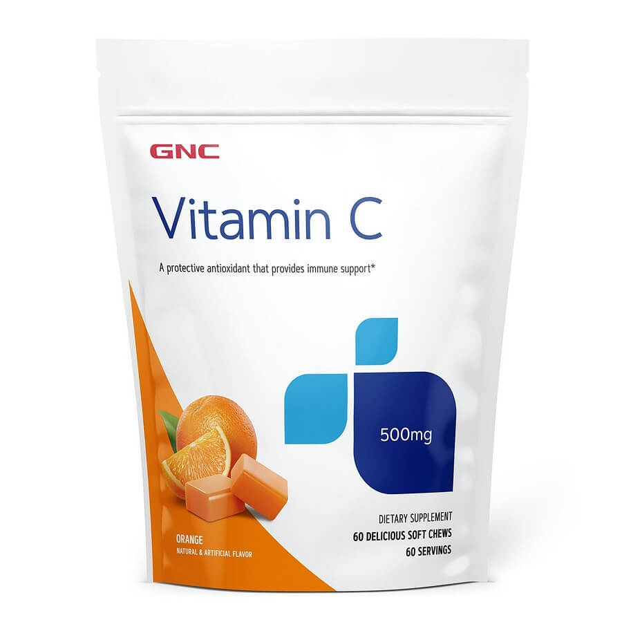 Vitamin C 500 Mg Kautabletten 415992, 60 Toffee, GNC