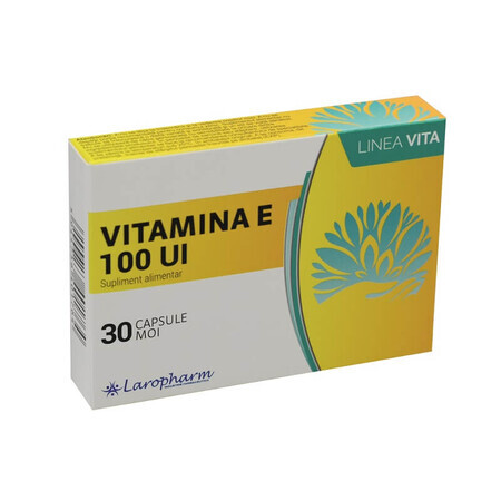 Vitamin E 100IU Life Line, 30 Kapseln, Laropharm