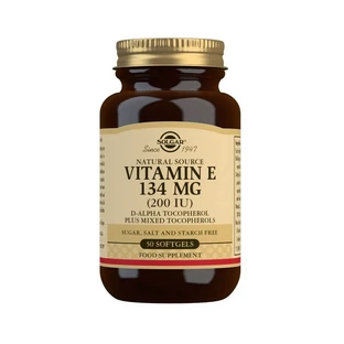 Natural Vitamin E 134 mg, 50 capsules, Solgar