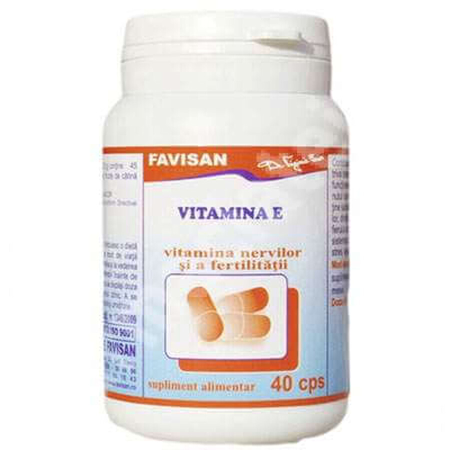 Vitamin E, 40 Kapseln, Favisan