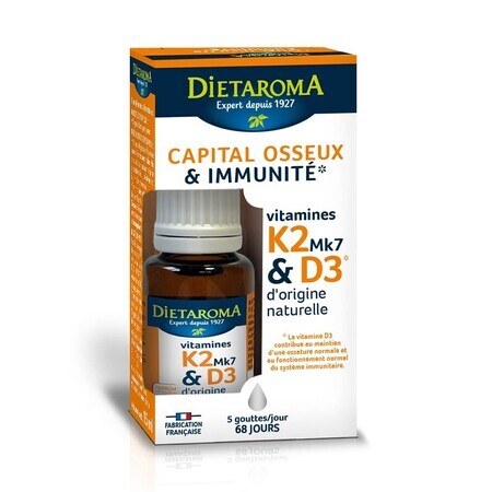 Vitamin K2 und D3, 15 ml, Laboratoires Dietaroma