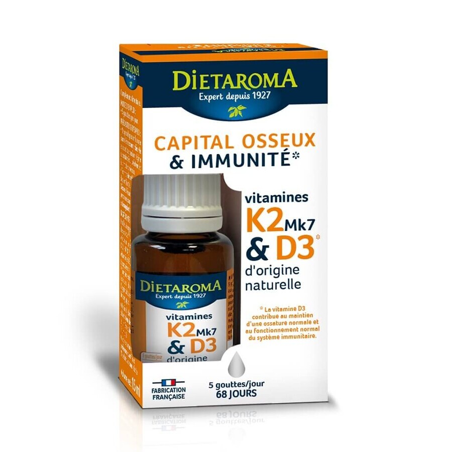 Vitamin K2 und D3, 15 ml, Laboratoires Dietaroma