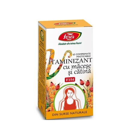 Vitaminizer mit Muskatblüte und Kümmel, F154, 63 Kapseln, Fares