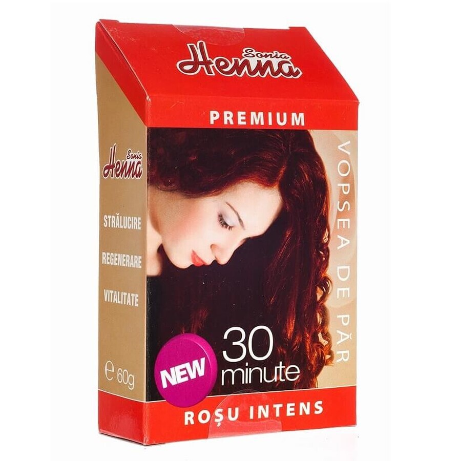 Haarfärbemittel mit Henna in tiefem Rot Sonia Henna, 60 g, Kian Cosmetics