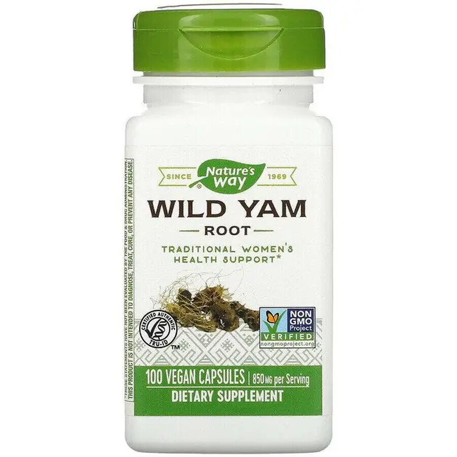 Wilde Yamswurzel Natures Way, 100 Kapseln, Secom