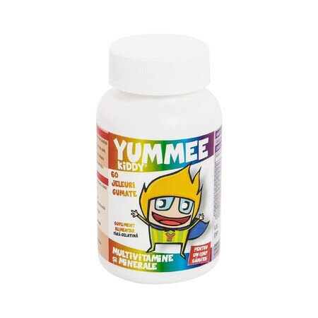 Yummee Kiddy cu multivitamine si minerale, 60 jeleuri, Farmex Company