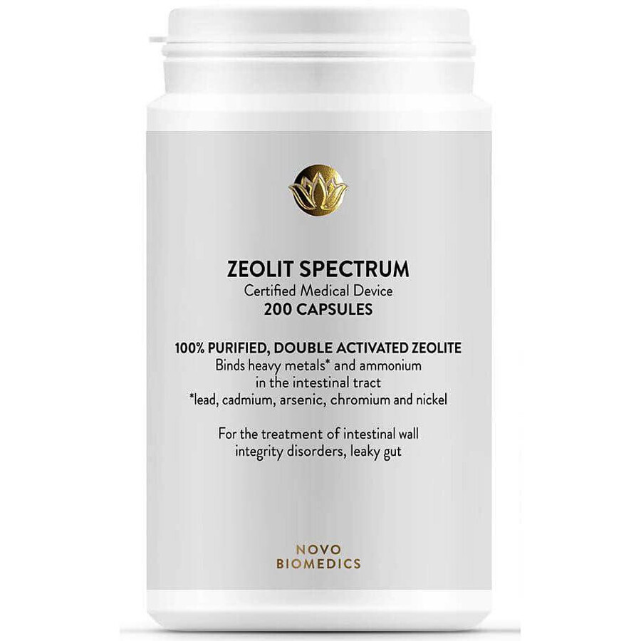 Zeolith Spectrum, 200 Kapseln, Novo Biomedics