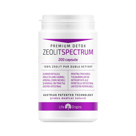 Zeolit Spectrum, 200 capsule, Life Origins