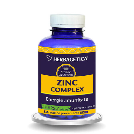 Zink-Komplex, 120 Kapseln, Herbagetica