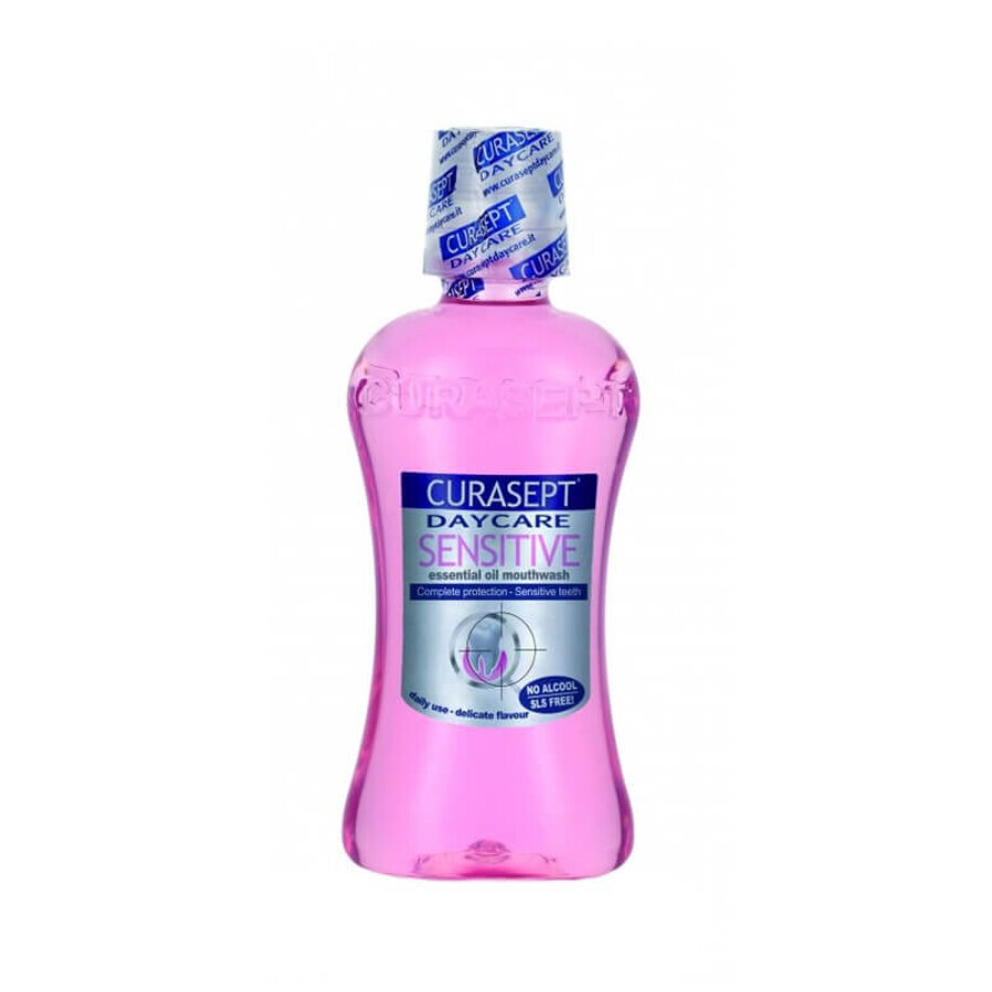 Apa de gura cu uleiuri esentiale Daycare Sensitive, 500 ml, Curasept