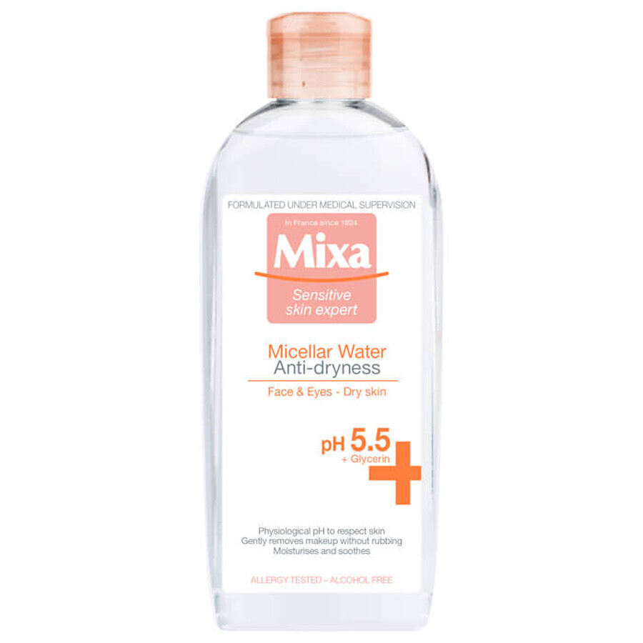 Mizellenwasser für empfindliche und trockene Haut Anti-Dryness, 400 ml, Mixa