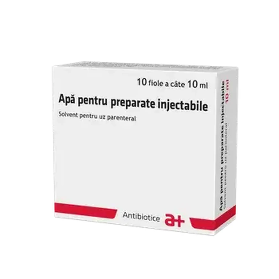 Water voor injecties, 10 ml, Antibiotice SA
