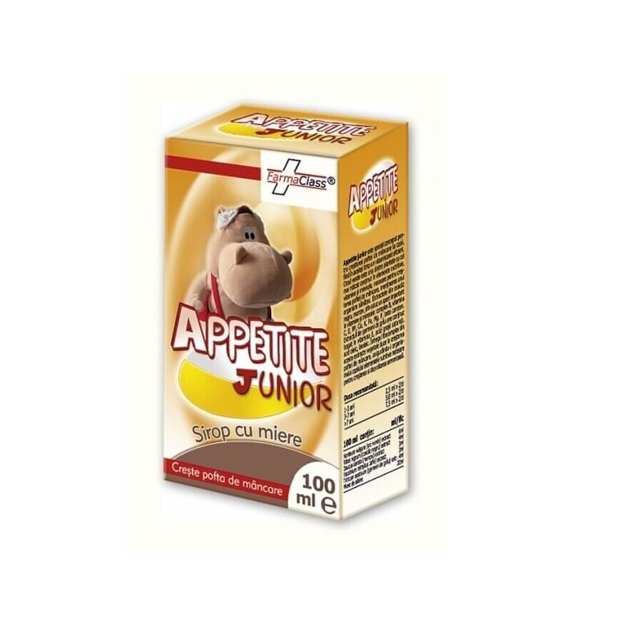 Appetite Junior sirop cu miere , 100 ml, FarmaClass